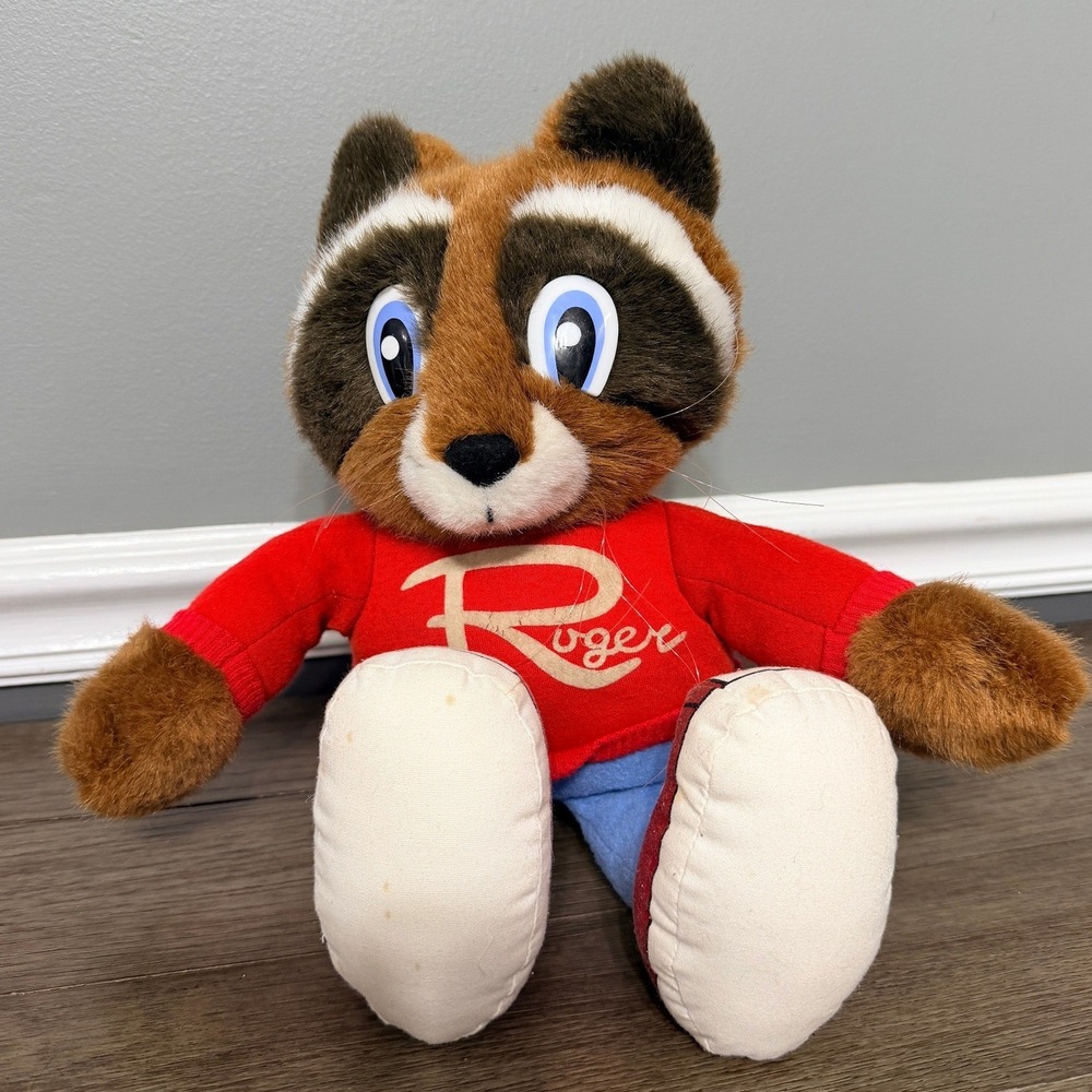 Vintage 1987‎ Applause Roger Raccoon Plush